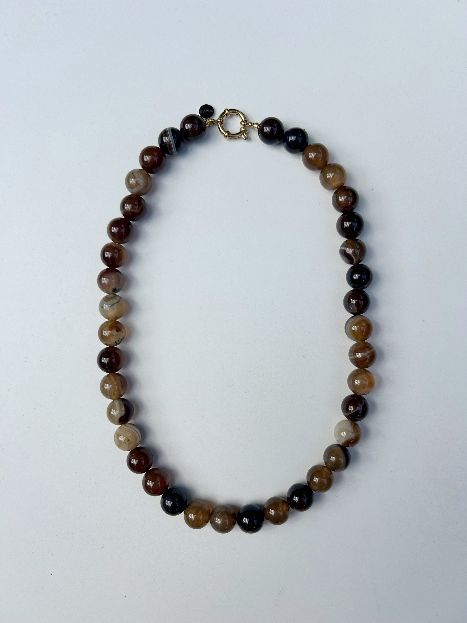 Kralen ketting Agaat