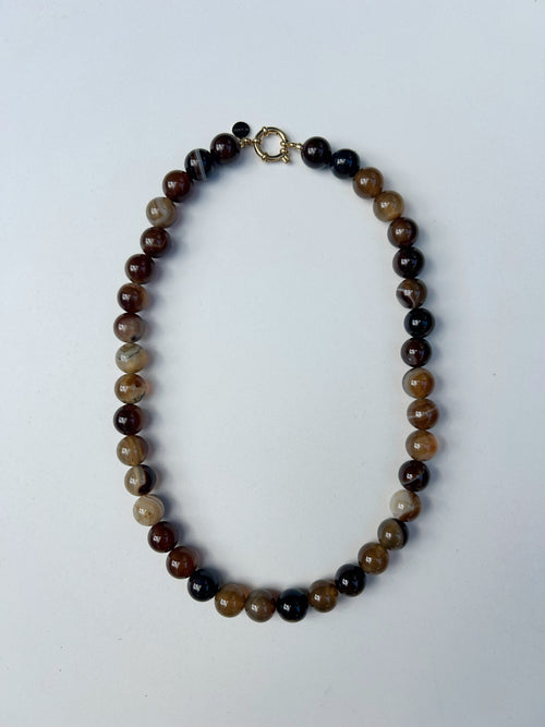 Kralen ketting Agaat
