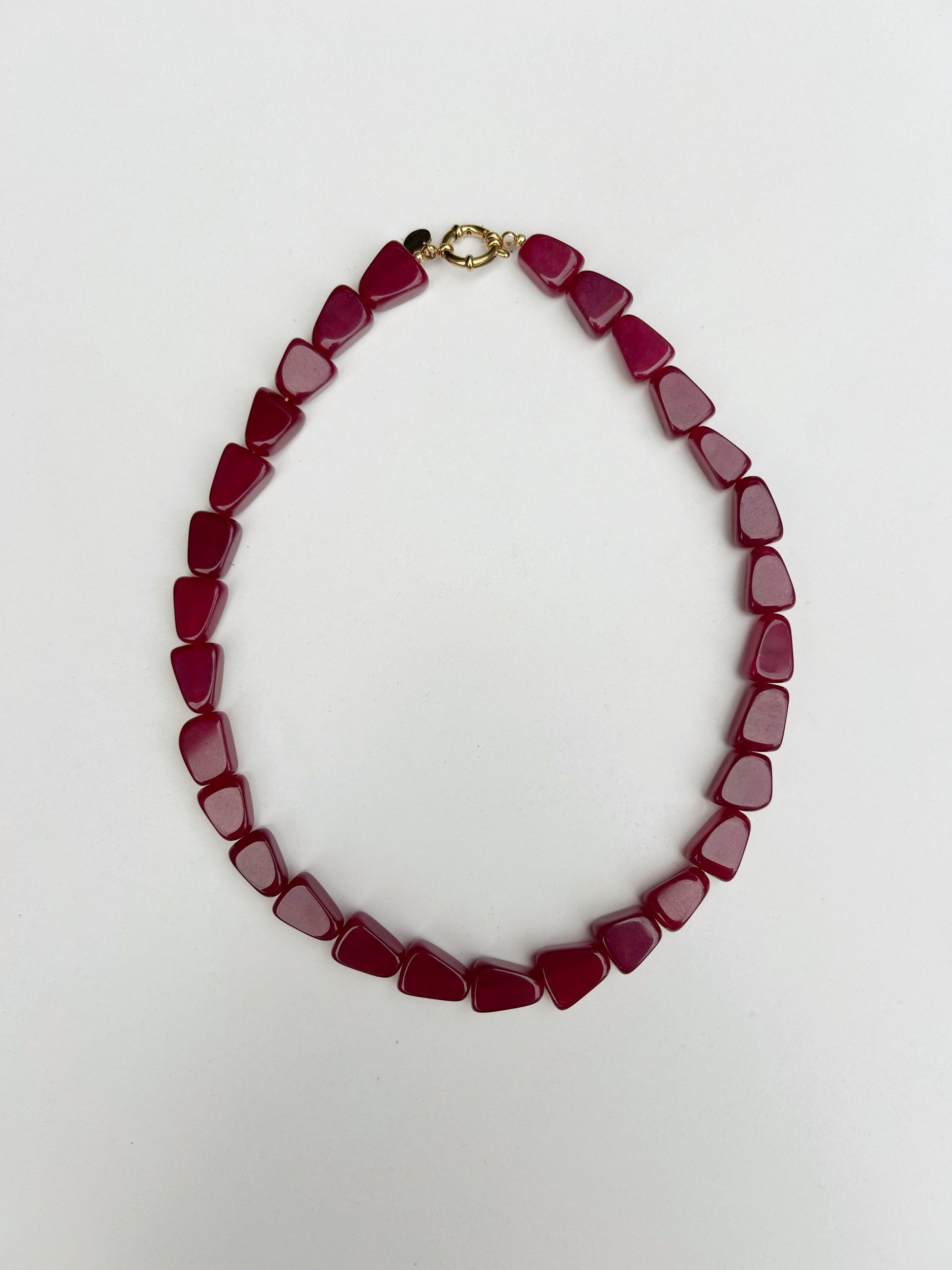 Kralen ketting driehoekig