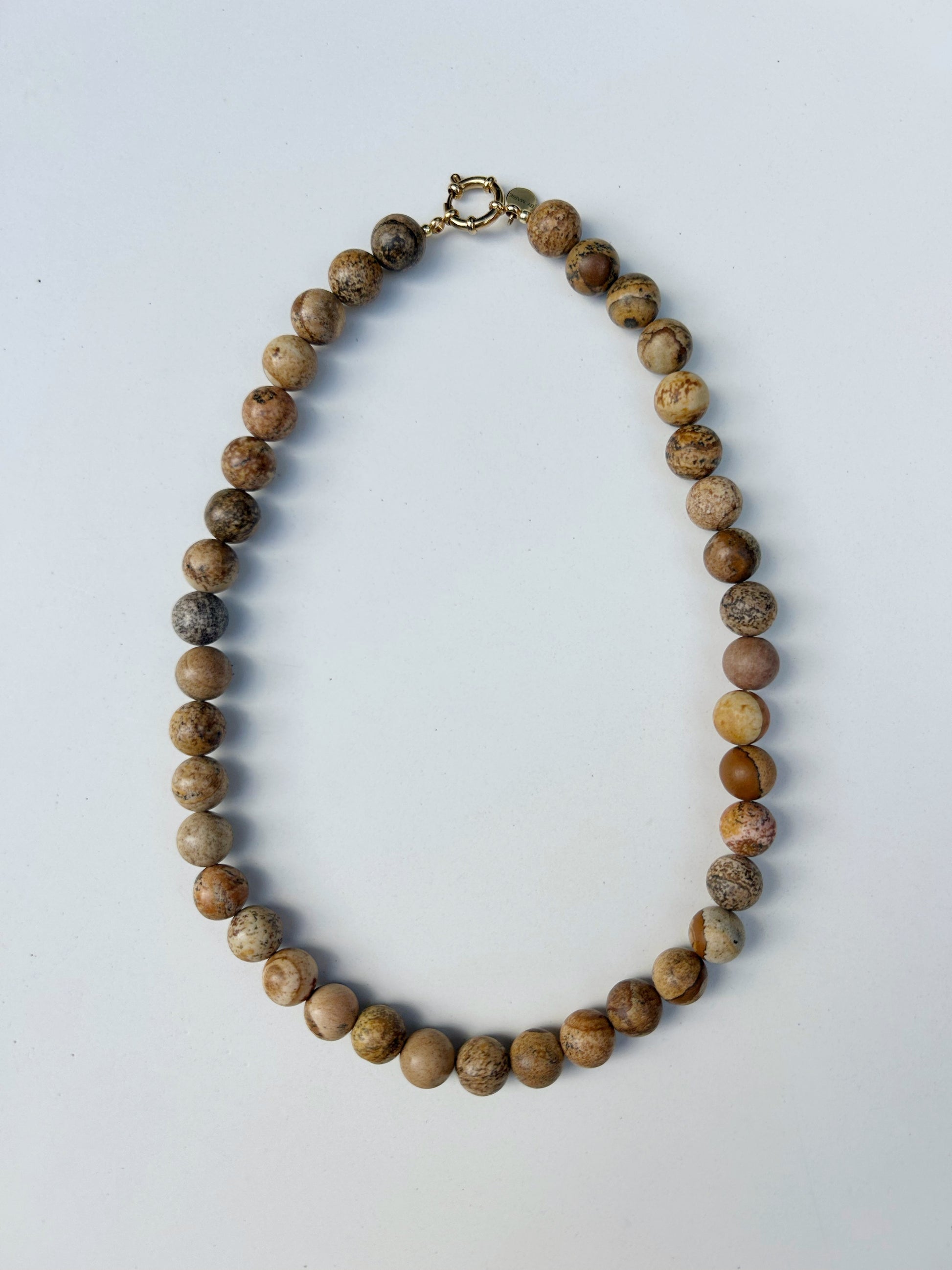 Kralen ketting natuursteen